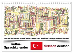 Kultur-Sprachkalender Türkisch-Deutsch (Wandkalender 2026 DIN A4 quer), CALVENDO Monatskalender