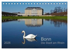 Bonn Die Stadt am Rhein (Tischkalender 2026 DIN A5 quer), CALVENDO Monatskalender
