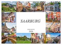 Saarburg Impressionen (Wandkalender 2026 DIN A4 quer), CALVENDO Monatskalender