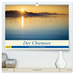 Der Chiemsee - Ansichten zum Träumen (hochwertiger Premium Wandkalender 2026 DIN A2 quer), Kunstdruck in Hochglanz