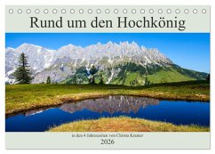 Cover Rund um den Hochkönig (Tischkalender 2026 DIN A5 quer), CALVENDO Monatskalender
