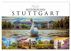 Historisches Stuttgart 2026 (Wandkalender 2026 DIN A2 quer), CALVENDO Monatskalender