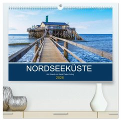 Cover Nordseeküste Am Strand von Sankt Peter-Ording (hochwertiger Premium Wandkalender 2026 DIN A2 quer), Kunstdruck in Hochglanz