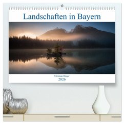 Bayerische Landschaften (hochwertiger Premium Wandkalender 2026 DIN A2 quer), Kunstdruck in Hochglanz Bayerische Landschaften (hochwertiger Premium Wandkalender 2026 DIN A2 quer), Kunstdruck in Hochglanz
