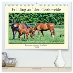 Cover Frühling auf der Pferdeweide (hochwertiger Premium Wandkalender 2026 DIN A2 quer), Kunstdruck in Hochglanz