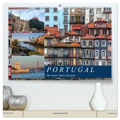 Portugal, der bunte Süden Europas (hochwertiger Premium Wandkalender 2026 DIN A2 quer), Kunstdruck in Hochglanz