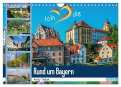Rund um Bayern (Wandkalender 2026 DIN A4 quer), CALVENDO Monatskalender