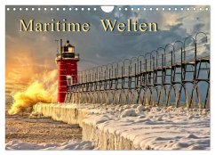 Cover Maritime Welten (Wandkalender 2026 DIN A4 quer), CALVENDO Monatskalender