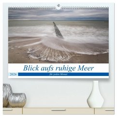 Cover Blick aufs ruhige Meer (hochwertiger Premium Wandkalender 2026 DIN A2 quer), Kunstdruck in Hochglanz