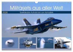 Militärjets aus aller Welt (Wandkalender 2026 DIN A3 quer), CALVENDO Monatskalender