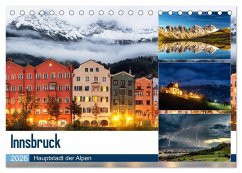 Cover Innsbruck - Hauptstadt der Alpen (Tischkalender 2026 DIN A5 quer), CALVENDO Monatskalender