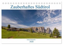 Cover Zauberhaftes Südtirol (Tischkalender 2026 DIN A5 quer), CALVENDO Monatskalender