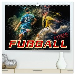 Cover Fußball - extrem (hochwertiger Premium Wandkalender 2026 DIN A2 quer), Kunstdruck in Hochglanz