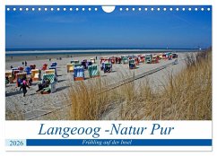 Cover Langeoog - Natur Pur (Wandkalender 2026 DIN A4 quer), CALVENDO Monatskalender