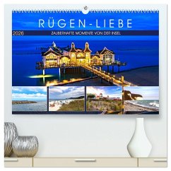RÜGEN-LIEBE (hochwertiger Premium Wandkalender 2026 DIN A2 quer), Kunstdruck in Hochglanz