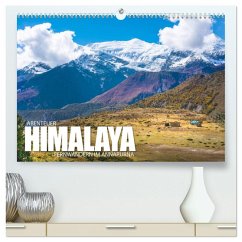 Abenteuer Himalaya - Fernwandern im Annapurna (hochwertiger Premium Wandkalender 2026 DIN A2 quer), Kunstdruck in Hochglanz