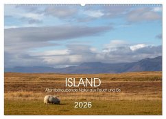ISLAND Atemberaubende Natur aus Feuer und Eis (Wandkalender 2026 DIN A2 quer), CALVENDO Monatskalender ISLAND Atemberaubende Natur aus Feuer und Eis (Wandkalender 2026 DIN A2 quer), CALVENDO Monatskalender