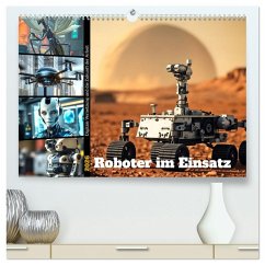 Cover Roboter im Einsatz - Digitale Vernetzung und die Zukunft der Arbeit (hochwertiger Premium Wandkalender 2026 DIN A2 quer), Kunstdruck in Hochglanz