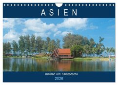Asien - Thailand und Kambodscha (Wandkalender 2026 DIN A4 quer), CALVENDO Monatskalender