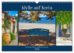 Cover Idylle auf Kreta (Wandkalender 2026 DIN A3 quer), CALVENDO Monatskalender