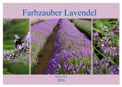 Cover Farbzauber Lavendel (Tischkalender 2026 DIN A5 quer), CALVENDO Monatskalender