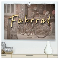 Fahrrad Alltag - Film Noir Style (hochwertiger Premium Wandkalender 2026 DIN A2 quer), Kunstdruck in Hochglanz Fahrrad Alltag - Film Noir Style (hochwertiger Premium Wandkalender 2026 DIN A2 quer), Kunstdruck in Hochglanz