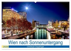 Cover Wien nach Sonnenuntergang (Wandkalender 2026 DIN A2 quer), CALVENDO Monatskalender