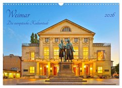 Cover Weimar Die europäische Kulturstadt (Wandkalender 2026 DIN A3 quer), CALVENDO Monatskalender