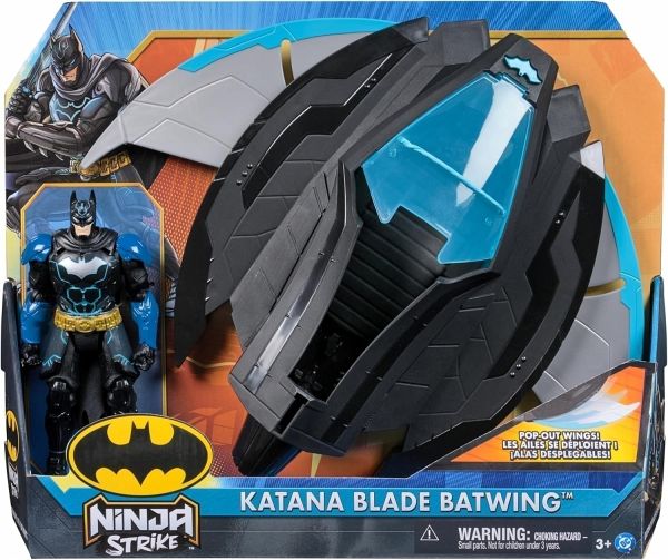 DC Comics, Batman Ninja, Batwing mit Projektilblaster + 15cm Action-Figur