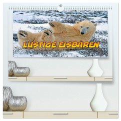 Lustige Eisbären (hochwertiger Premium Wandkalender 2026 DIN A2 quer), Kunstdruck in Hochglanz Lustige Eisbären (hochwertiger Premium Wandkalender 2026 DIN A2 quer), Kunstdruck in Hochglanz