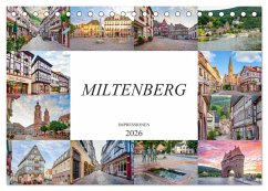 Miltenberg Impressionen (Tischkalender 2026 DIN A5 quer), CALVENDO Monatskalender