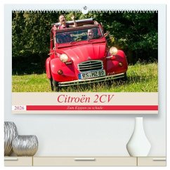 Cover Citroën 2 CV - Zum Kippen zu schade (hochwertiger Premium Wandkalender 2026 DIN A2 quer), Kunstdruck in Hochglanz