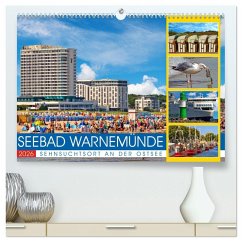 Cover Seebad Warnemünde - Sehnsuchtsort an der Ostsee (hochwertiger Premium Wandkalender 2026 DIN A2 quer), Kunstdruck in Hochglanz