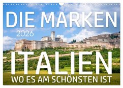 Cover Die Marken - Italien wo es am schönsten ist (Wandkalender 2026 DIN A3 quer), CALVENDO Monatskalender