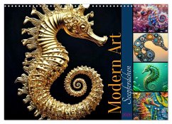 Seepferdchen - Modern Art (Wandkalender 2026 DIN A3 quer), CALVENDO Monatskalender Seepferdchen - Modern Art (Wandkalender 2026 DIN A3 quer), CALVENDO Monatskalender