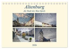 Altenburg, die Stadt des Skat-Spiels (Tischkalender 2026 DIN A5 quer), CALVENDO Monatskalender
