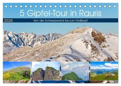 Cover 5 Gipfel-Tour in Rauris (Tischkalender 2026 DIN A5 quer), CALVENDO Monatskalender