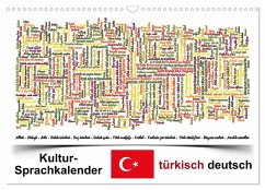 Cover Kultur-Sprachkalender Türkisch-Deutsch (Wandkalender 2026 DIN A3 quer), CALVENDO Monatskalender