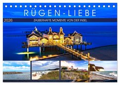 RÜGEN-LIEBE (Tischkalender 2026 DIN A5 quer), CALVENDO Monatskalender