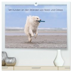 Mit Hunden an den Stränden von Nord- und Ostsee (hochwertiger Premium Wandkalender 2026 DIN A2 quer), Kunstdruck in Hochglanz Mit Hunden an den Stränden von Nord- und Ostsee (hochwertiger Premium Wandkalender 2026 DIN A2 quer), Kunstdruck in Hochglanz