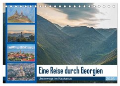 Eine Reise durch Georgien (Tischkalender 2026 DIN A5 quer), CALVENDO Monatskalender