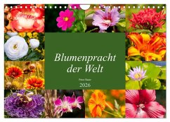 Cover Blumenpracht der Welt (Wandkalender 2026 DIN A4 quer), CALVENDO Monatskalender