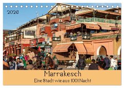 Cover Marrakesch - Eine Stadt wie aus 1001 Nacht (Tischkalender 2026 DIN A5 quer), CALVENDO Monatskalender