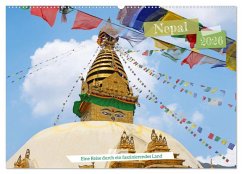 Nepal Eine Reise durch ein faszinierendes Land (Wandkalender 2026 DIN A2 quer), CALVENDO Monatskalender
