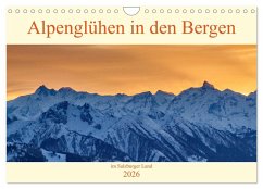 Cover Alpenglühen in den Bergen im Salzburger Land (Wandkalender 2026 DIN A4 quer), CALVENDO Monatskalender