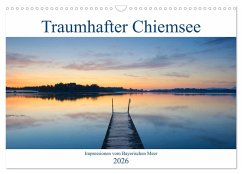 Cover Traumhafter Chiemsee - Impressionen vom Bayerischen Meer (Wandkalender 2026 DIN A3 quer), CALVENDO Monatskalender