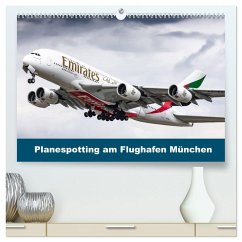 Planespotting am Flughafen München (hochwertiger Premium Wandkalender 2026 DIN A2 quer), Kunstdruck in Hochglanz Planespotting am Flughafen München (hochwertiger Premium Wandkalender 2026 DIN A2 quer), Kunstdruck in Hochglanz