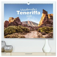 Wundervolles Teneriffa (hochwertiger Premium Wandkalender 2026 DIN A2 quer), Kunstdruck in Hochglanz