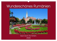 Cover Wunderschönes Rumänien (Wandkalender 2026 DIN A2 quer), CALVENDO Monatskalender