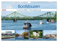 Cover Bootstouren in und um Berlin (Wandkalender 2026 DIN A4 quer), CALVENDO Monatskalender